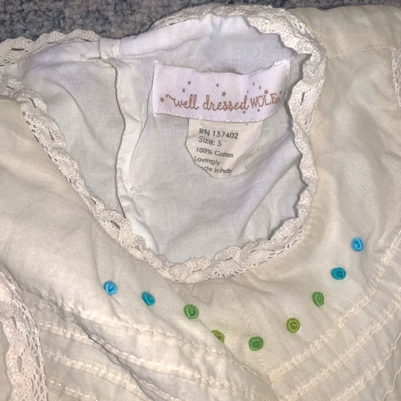 Well Dressed Wolf Victorian Dress - Iridescent Green/Natural - Picture 5 of 5